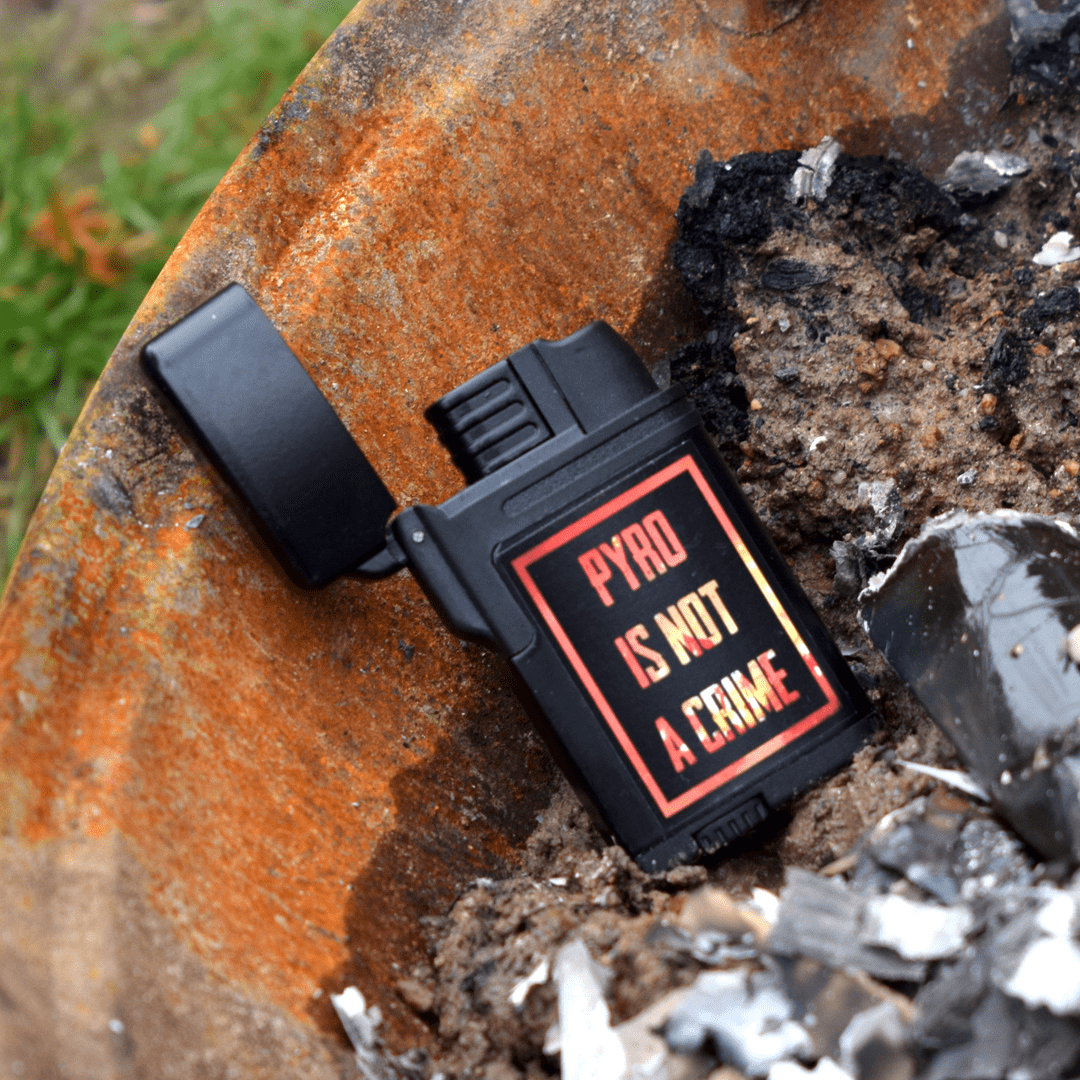 Red Flares Pyro Is Not A Crime - Mini Torch